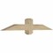 Ekena Millwork Eugene Rough Sawn Timber Gable Bracket, Douglas Fir, 48"W x 8"H x 4"D x 4"F, 4/12 Pitch GBW048X08X0404EUG00RDF - alternate 3